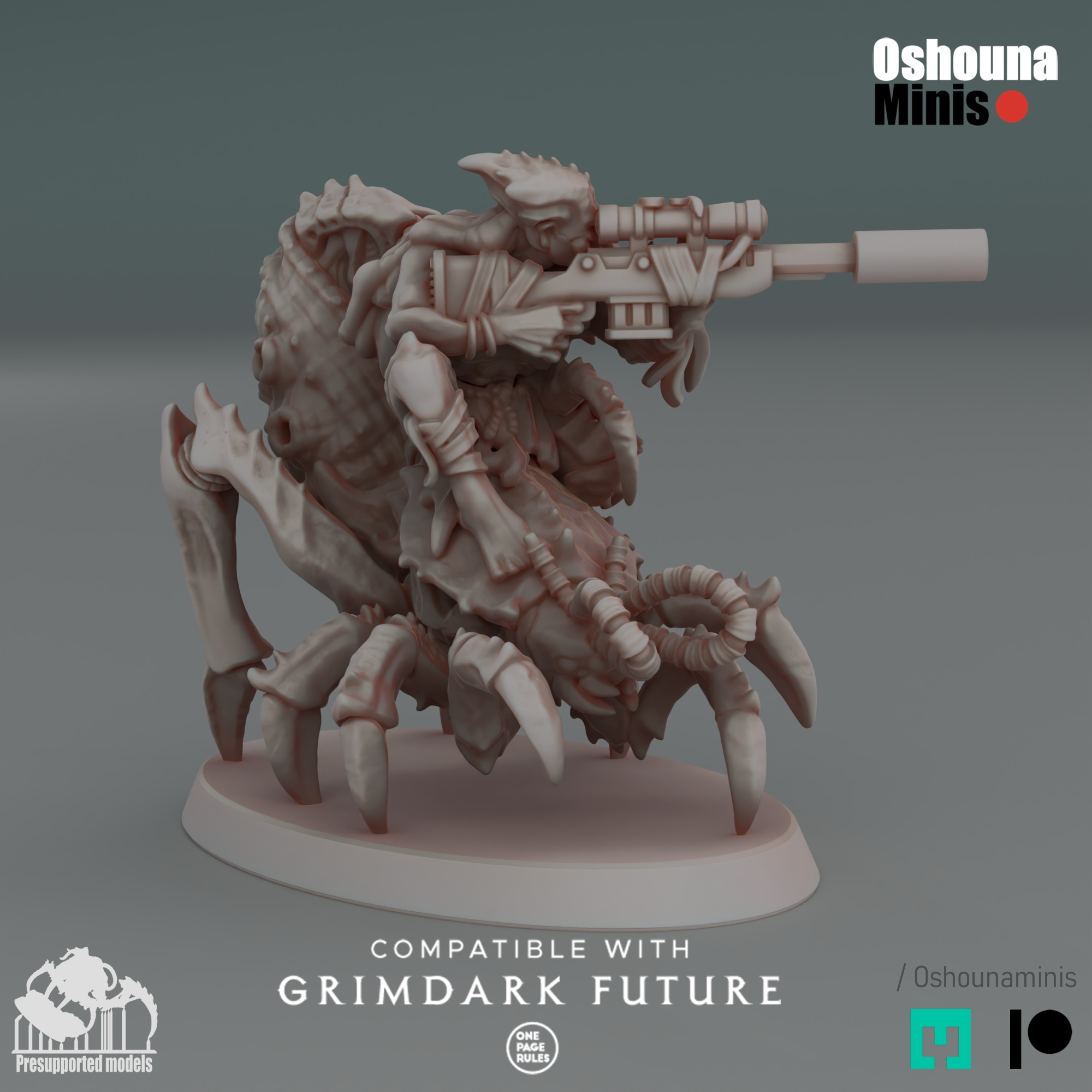 Crab Cults - Infected mounted sniper